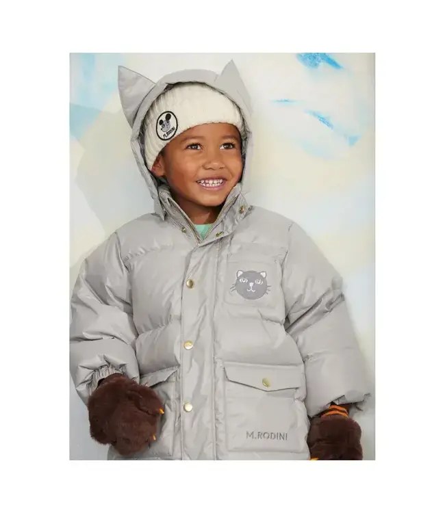 Cat ears heavy puffer | Grey