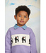 Panther panel sweatshirt | Purple