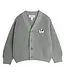 Ritzratz patch knitted cardigan | Grey Melange