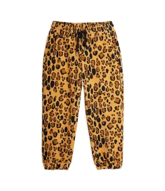 Mini Rodini Leopard fleece trousers | Beige