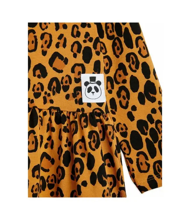 Basic leopard ls dress | Beige
