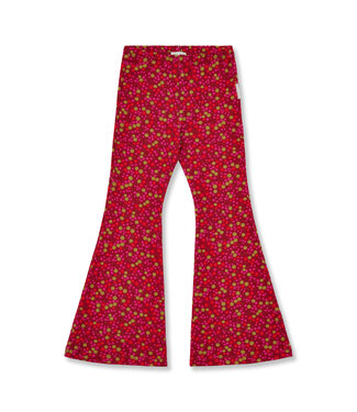 Petit Blush Bowie Flared Pants | Winter Flower AOP