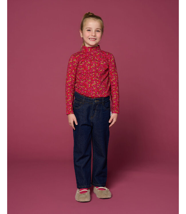 Turtle Neck | Winter Flower AOP