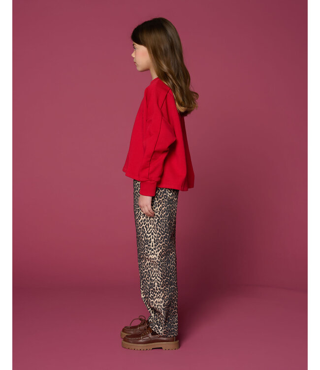 Ballon Fit Jeans | Leopard AOP
