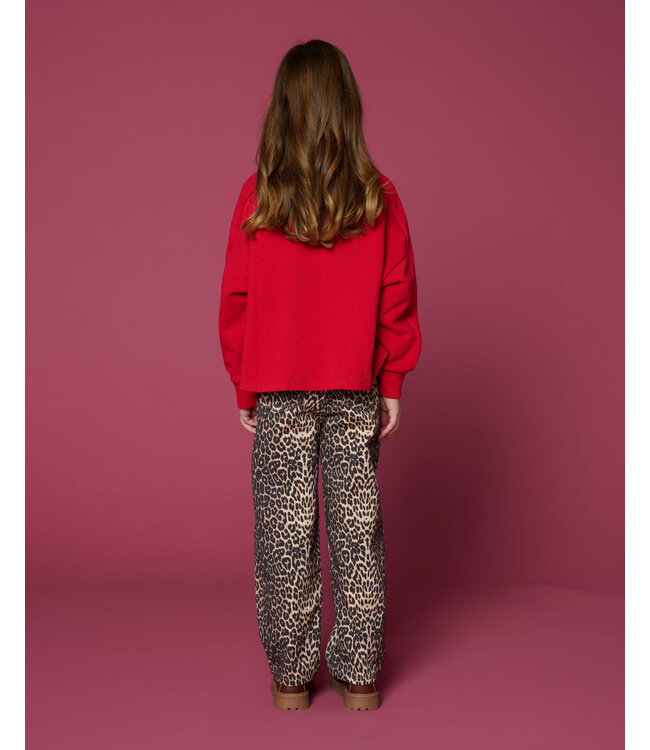 Ballon Fit Jeans | Leopard AOP
