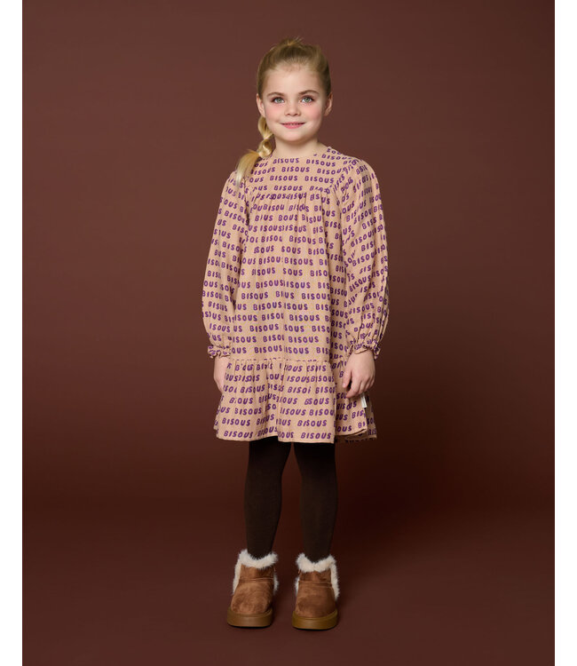 Bisous Dress | Cork/Purple