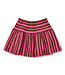 Mini Ruffle Skirt | Stripe Pink/Brown