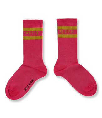 Petit Blush Sport Socks | Raspberry/Moss