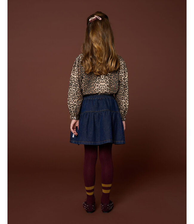 Collar Blouse | Leopard AOP