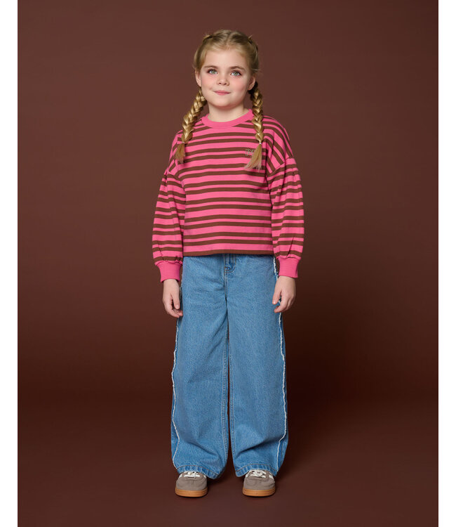 Wide leg Jeans | Mid Blue