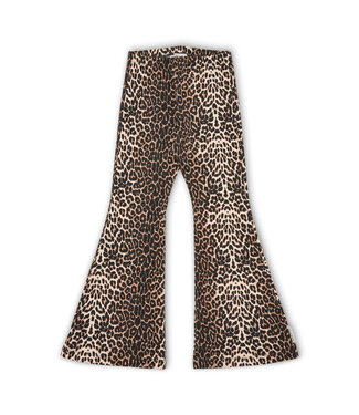 Petit Blush Bowie Flared Pants | Leopard AOP