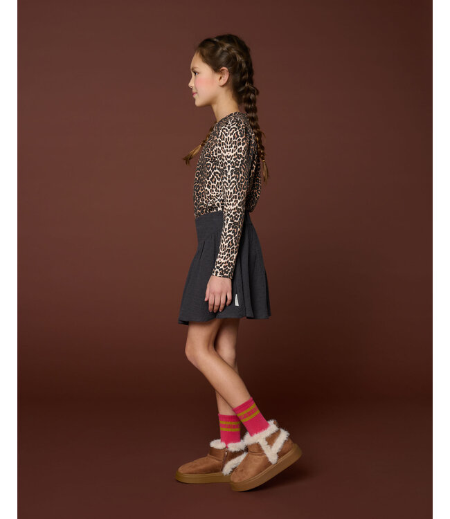 Puff Sleeve Top | Leopard AOP