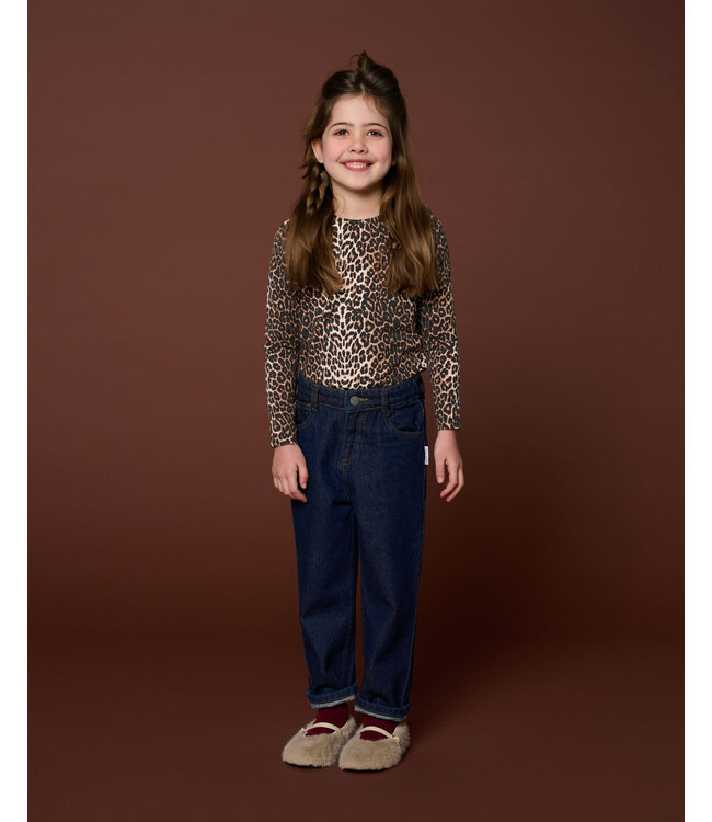 Puff Sleeve Top | Leopard AOP