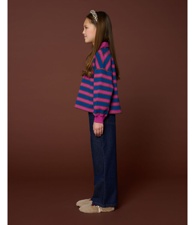 Polo Sweater | Stripe