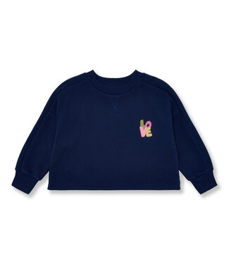 Petit Blush Coco Sweater | Dark Blue