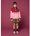 Zipper Sweater Blush | Color Block