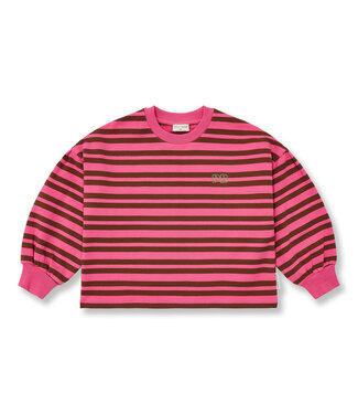 Petit Blush Easy Sweater Stripe | Stripe Pink/Brown