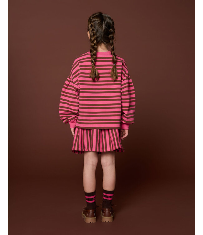 Easy Sweater Stripe | Stripe Pink/Brown