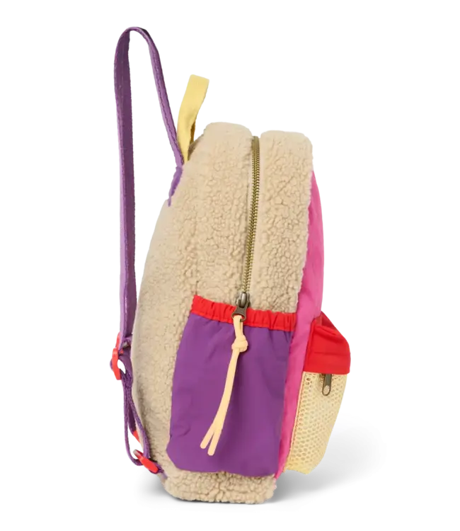 Patchwork Mini Backpack Bright Pink