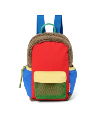 Studio Noos Patchwork Mini Backpack Fiery Red