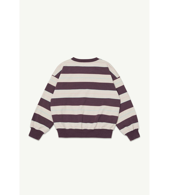 Bubble sweatshirt | Conker Stripe Fleece