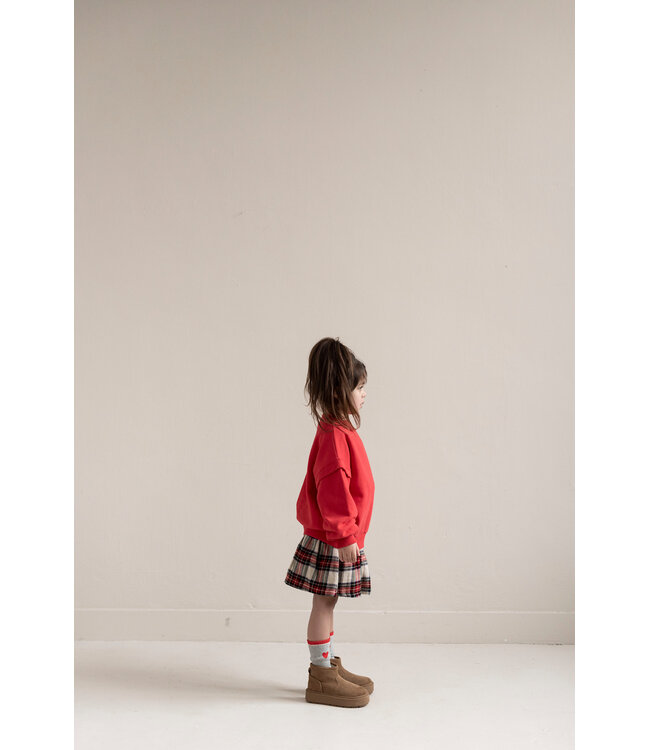 Balloon Sweater | Spicy Red