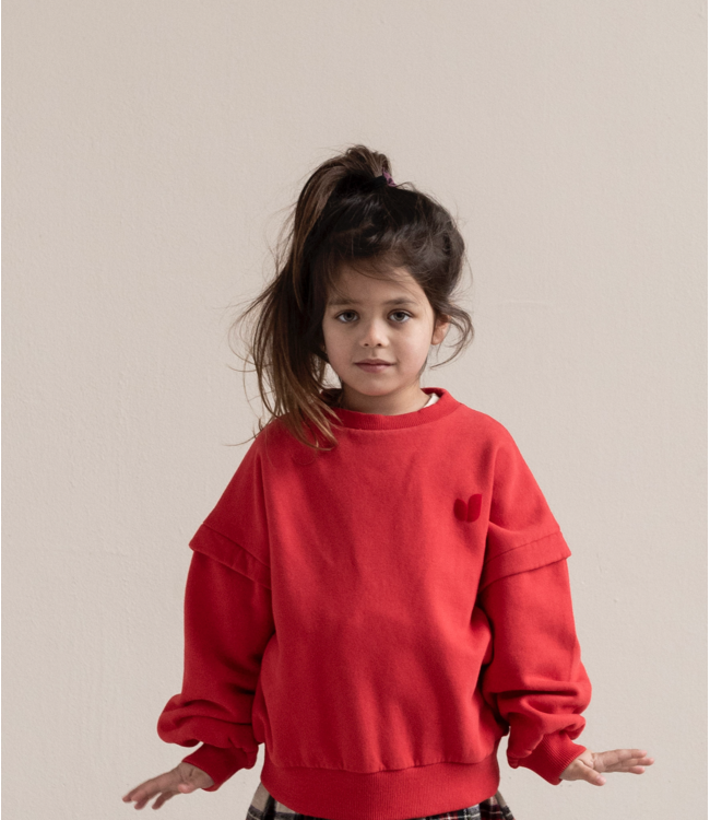 Balloon Sweater | Spicy Red