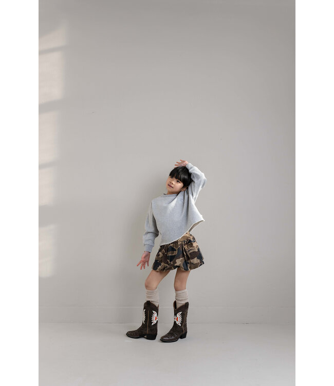 Betty Cargo Skirt | Caramel Brown Camouflage