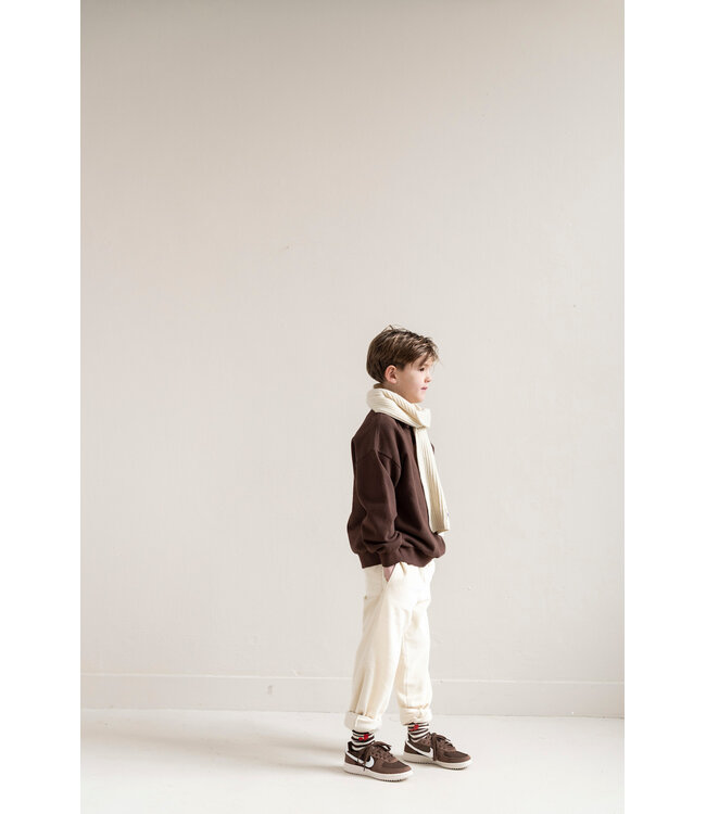 Cameron Polo Sweater | Fondant Brown