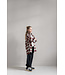 Harper Oversized Shirt | Ivory Off Black Red Check