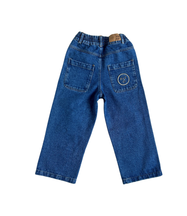 Joey Loose Denim Pants | Dark Wash