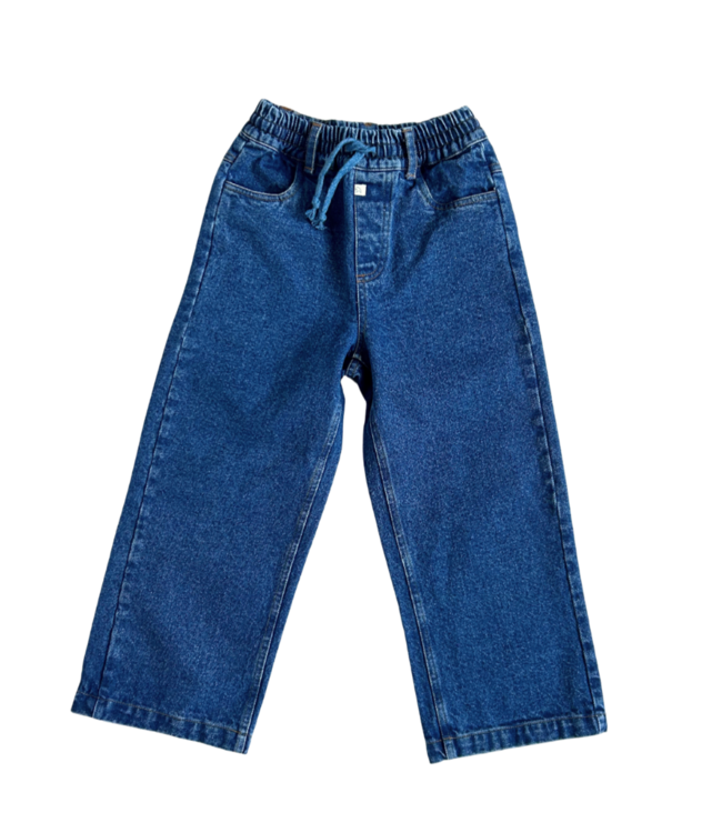 Joey Loose Denim Pants | Dark Wash