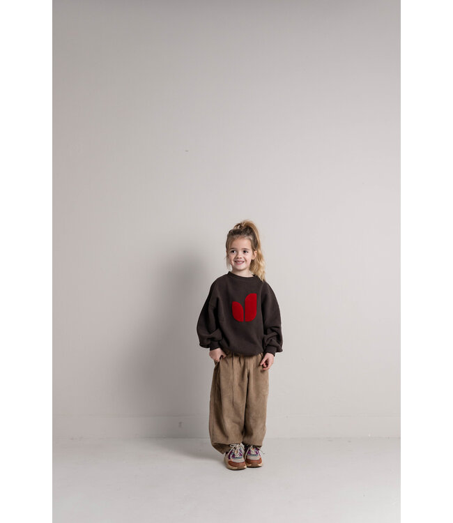 Pippa Sweater | Dark Brown Melange