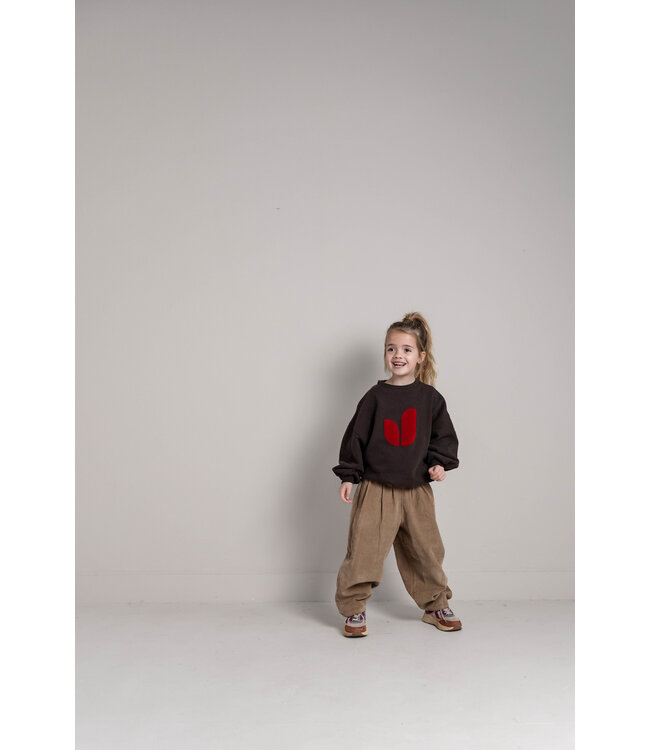Pippa Sweater | Dark Brown Melange