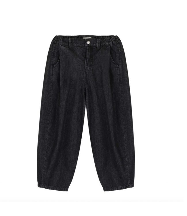 Robin Balloon Denim Pants | Vintage Black
