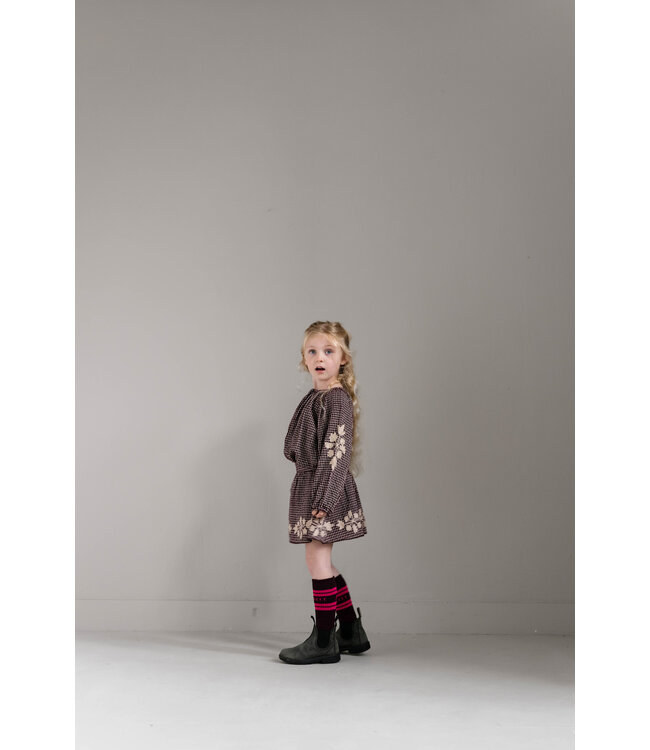 Sara Skirt | Cherry Bordeaux Vintage Rose