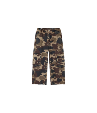 Jenest Unisex Cargo Pants | Caramel Brown Camouflage
