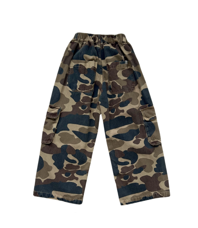 Unisex Cargo Pants | Caramel Brown Camouflage