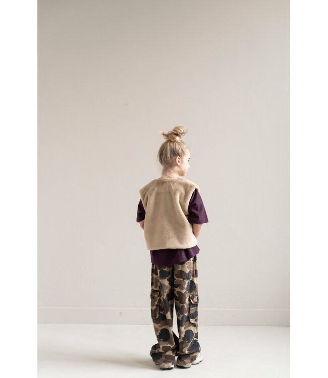 Unisex Cargo Pants | Caramel Brown Camouflage