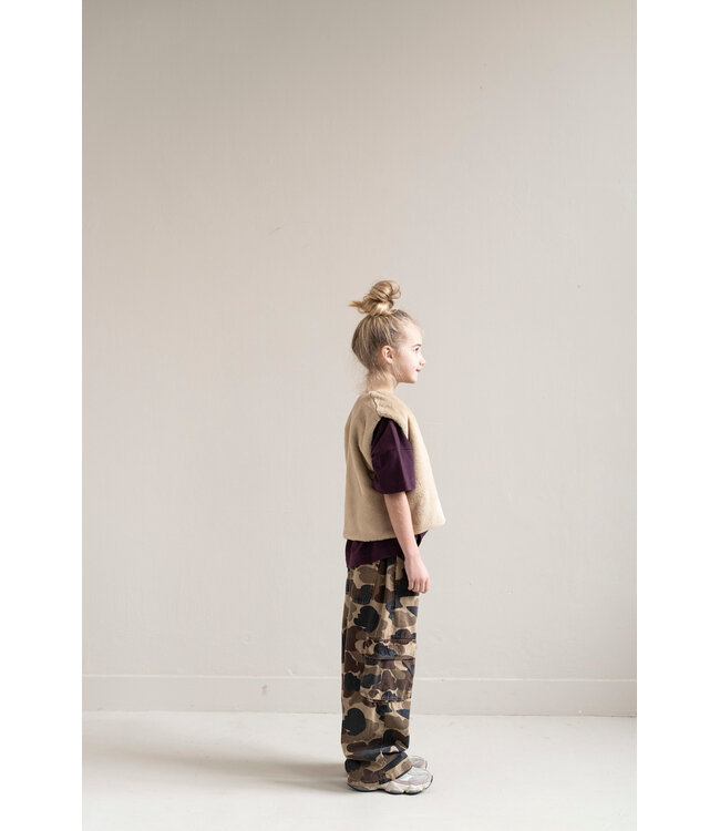 Unisex Cargo Pants | Caramel Brown Camouflage