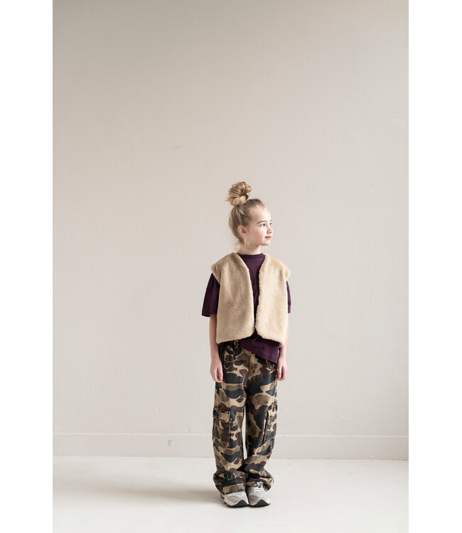 Unisex Cargo Pants | Caramel Brown Camouflage