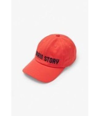 Main Story Cap | hot coral twill