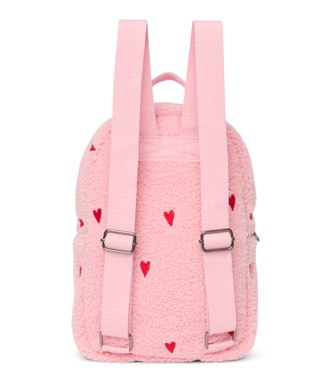 Teddy Mini Backpack | Hearts Light Pink Hearts