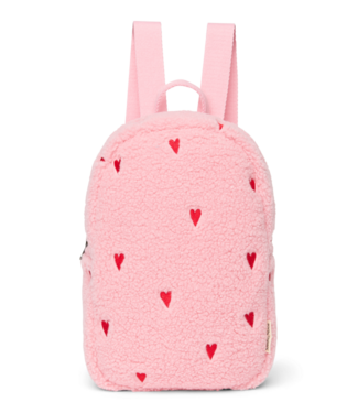 Studio Noos Teddy Mini Backpack | Hearts Light Pink