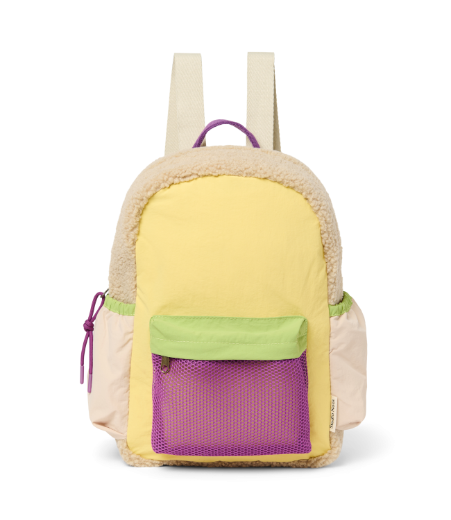 Patchwork Midi backpack Butter Yellow