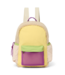 Patchwork Midi backpack Butter Yellow