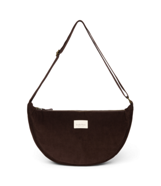 Studio Noos Rib Puffy Adult Fanny Pack | Dark Brown