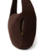 Rib Puffy Cross Body Bag | Dark Brown