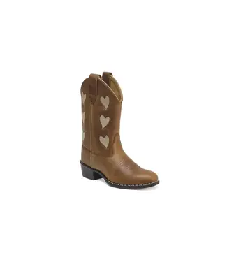 Bootstock Hearts Brown Kids