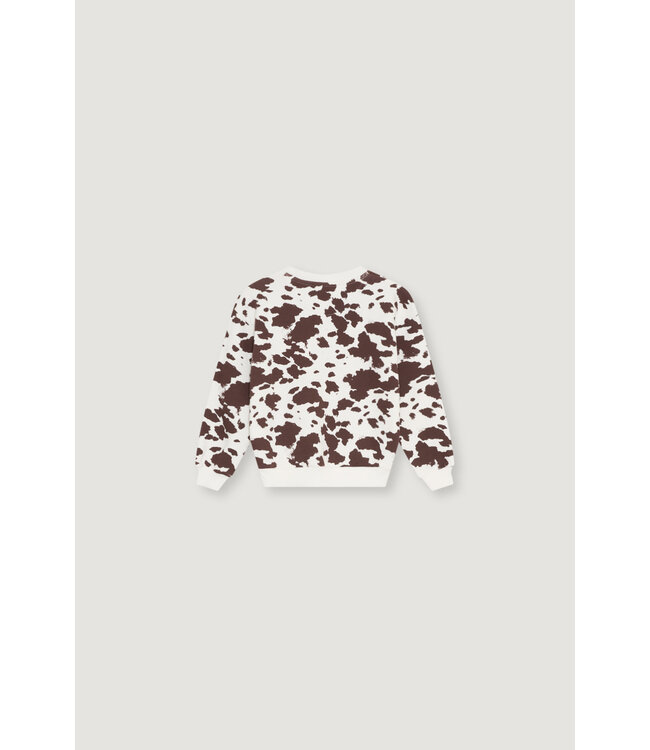 TNS Logo Sweatshirt Cow Print